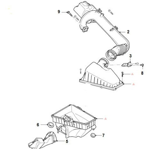 Ford Air Filter Housing Mondeo/S-Max 2.0 Duratorq Original 1