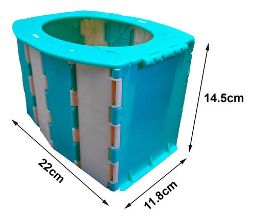 Vaso Sanitário Portátil Dobrável Para Acampamento, 1