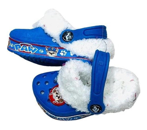 Bianca Sheli Furry Clogs Kids Sandals 2107 3