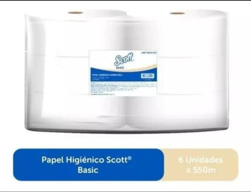 Papel Higiénico Scott Simple Hoja 6 X 550 Mts Kimberly Clark 1