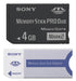 Sony Memory Stick PRO Duo 4GB + PRO Duo Adapter 0