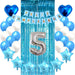 Party Decoration Combo Kit Light Blue, White, and Blue Balloons 0