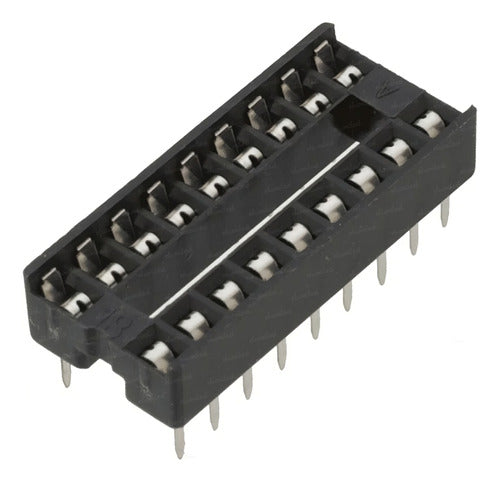 ZOC2X9 Integrated Circuit Dip 18-Pin Socket 2x9 Width 7.62mm x26 0
