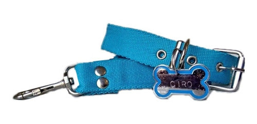 Mascopado Accesorios 2cm Solid Set Collar Leash Tag for Small and Medium Dogs 4