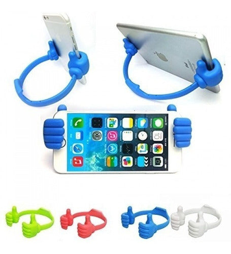 Universal Hand Shaped Cellphone and Tablet Stand - Assorted Colors 2