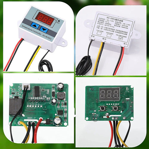 Módulo De Controlador De Temperatura Digital Xh-w3001 110-22 4