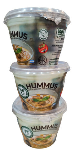 Hummus Felices Las Vacas Vegano, Sin Gluten Y Kosher 220g 0