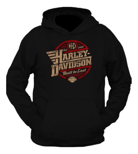 Ki Fan Store Hoodie Canguro Buzo Algodón Harley Davidson 0