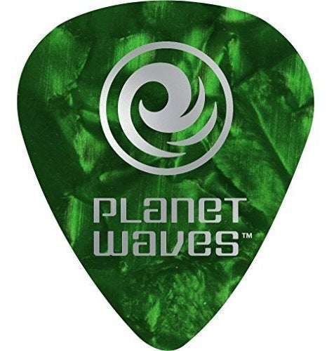 Puas De Guitarra De Celuloide Perla Azul De Planet Waves, Pa 0