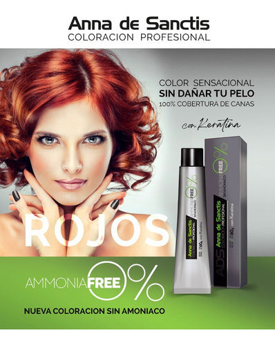 Anna De Sanctis Ammonia Free Hair Dyes with Keratin X 10 5