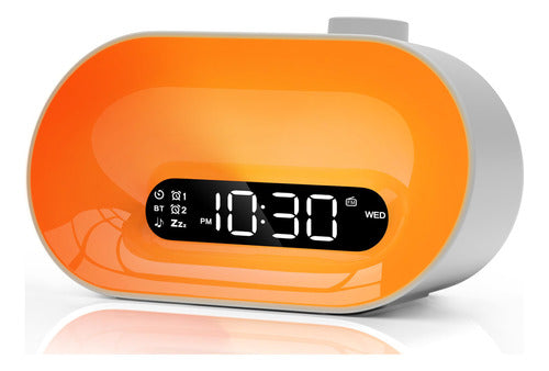 Reloj Despertador De Amanecer Para Dormitorio De Ninos, Adul 0