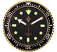 Lafocuse Black Wall Clock That Glows In The Dark 0