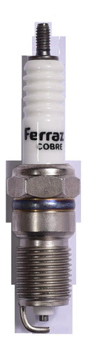 Set of 2 Ferrazzi Superior ER5CC Copper Spark Plugs for Ford Falcon 3.6 61/91 3
