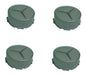 Set of Reinforced Plastic Wheel Cup Kit for MB Sprinter 310/313/413 0