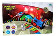 ZADIKIAN Domino Rally Space Train + Launcher with Airplane 5