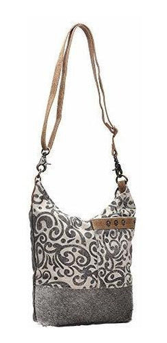 Myra Bag S1126 Bolso De Hombro Con Diseño Floral De Vaca Y 1