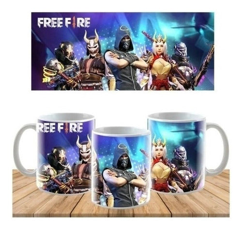 Sublimation Templates Mugs - Free Fire Cups 10 Designs 0