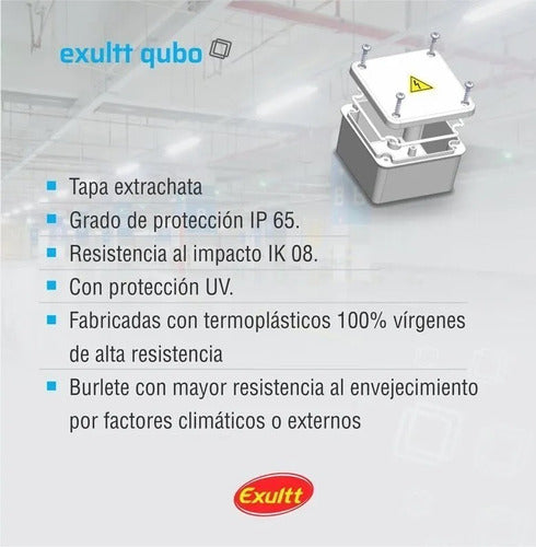 Caja Paso Estanca Pvc Camara Cctv Ip65 90x90x75mm 4