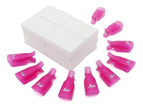 Kit Limpieza De Uñas, Removedor De Esmaltes, Más Pinzas 0