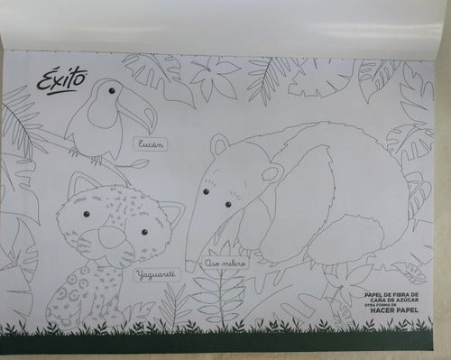 Éxito Block N°5 Animated Cardstock - Farm Animals - 20 Sheets 2