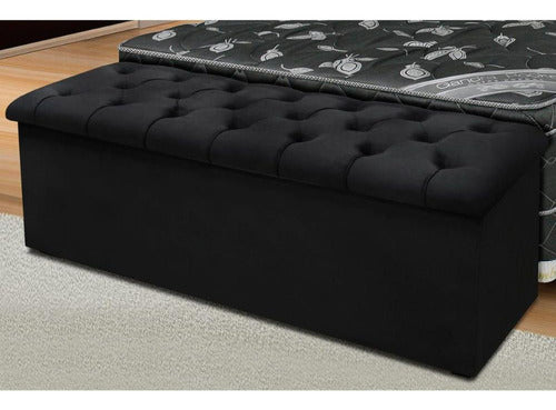 Recamier De Quarto Lotus Suede Cinza Simbal 3