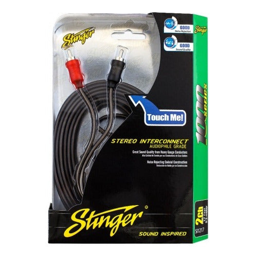 Stinger RCA Cable Series 1000 2 Channels 5.2m SI1217 Sonocar 0