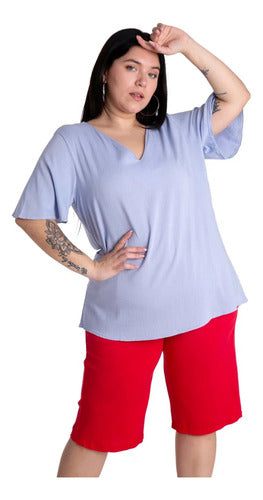 Fenix Indumentaria Blusa De Mujer Talles Grandes Y Especiales 1