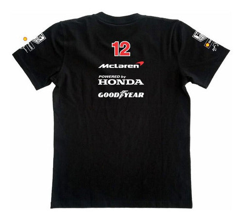 AC Remera F1 Vintage Mclaren Honda Senna - Xxxl 1