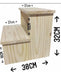 Banquito 2 Escalones Wooden Step Stool 1