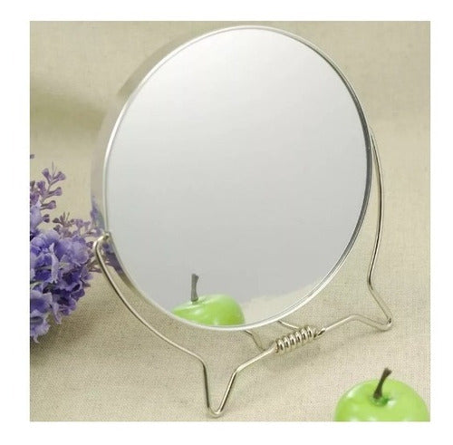 Round Makeup Mirror 12cm 2 Faces with 3x Magnification 3