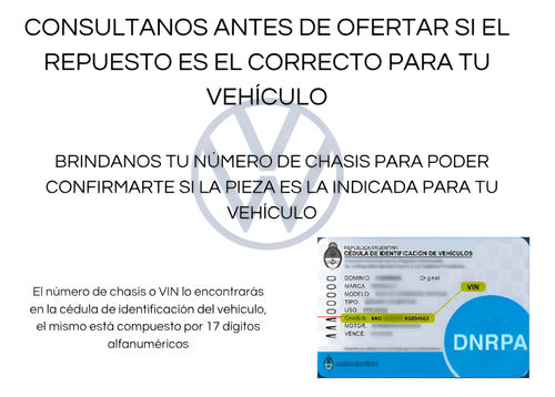 Guardaplast Trasero Derecho Vw Fox Original 1