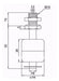 Itytarg Electric Liquid Level Sensor Floater Pp 52mm 2