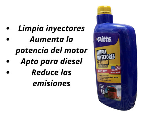 Diesel Injector Cleaner for Trucks 1 Liter Pitts 1