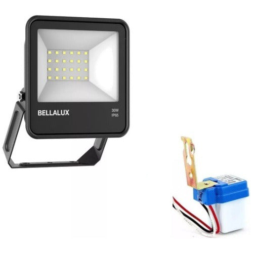 Bellalux Led Floodlight 30W Cold Exterior + Sica Photocell 0