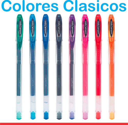 Uni-ball UM120 Gel Pen Classic Colors Writing 0