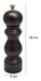 Holar Pepper Mill 18 cm Stainless Steel Grinder Wood 1