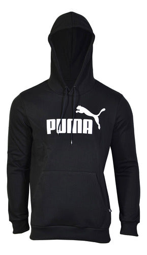 Puma Buzo Canguro Ess Big Logo Tr Hombre Black 0