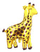 Tu Mundo Metallic Giraffe Balloon 95 Cm X 1.18 Mts Jungle Decoration 0