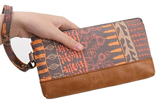 Lecxci Estuche De Lona Para Smartphone, Cartera 5