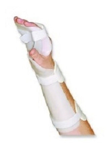 Orthopedic Wrist Fixed Palmar Splint with Thumb Support Right Hand 0