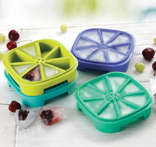 Tupperware® Cubetera Gajitos Apilable Cuadrado 14x14 Cm 1