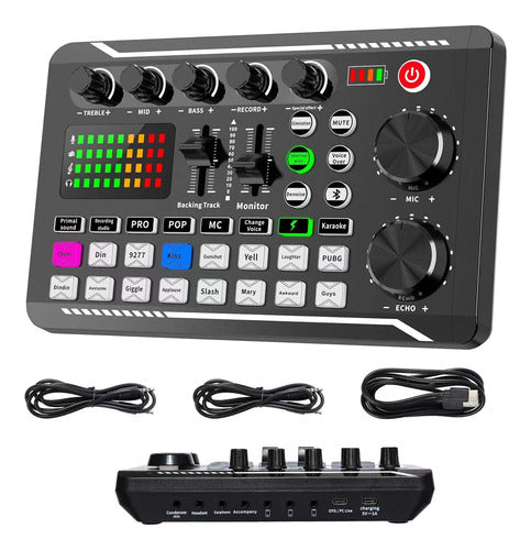 Sinwe Professional Audio Mixer Podcast Live Sound Card 0