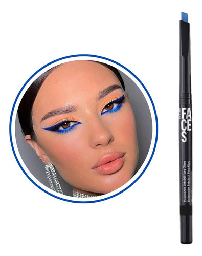 Natura Retractable Eyeliner Blue Faces - Lvdm 0