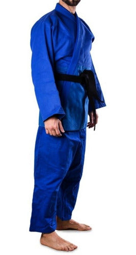 Shiai Judo Aikido Uniform Medium Blue T4-8 2