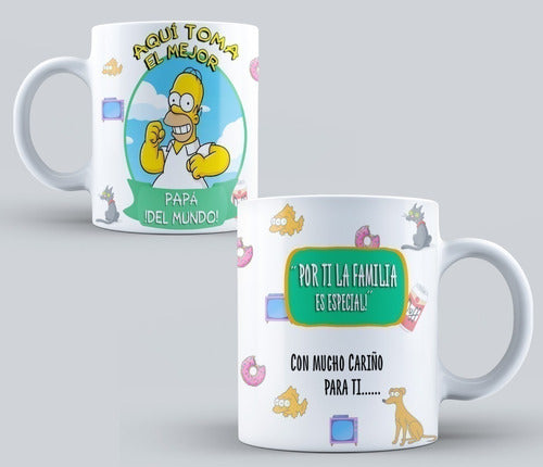 Simpsons Mug Design Templates Kit Sublimation M2 4