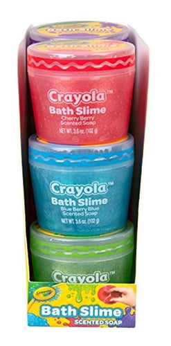 Crayola Baño Limo Jabon Perfumado 4 Colores Y Olores Paque 0