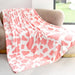 Lightweight Soft Pink Fleece Blanket 5