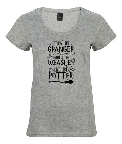 Women's Harry Potter Art Logo T-Shirt - Naria Store ANMH2 3