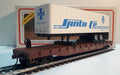 Model Power Flat Car with Trailer Santa Fe 8350 1