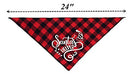 Jpb Bandana De Cuadros De Perro De Navidad Paquete De 2 4